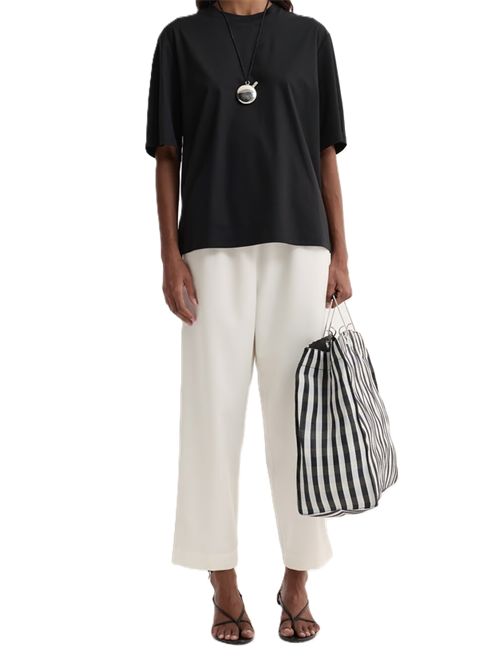 cropped wide leg trousers Róhe | 419-30-302112 OFF WHITE